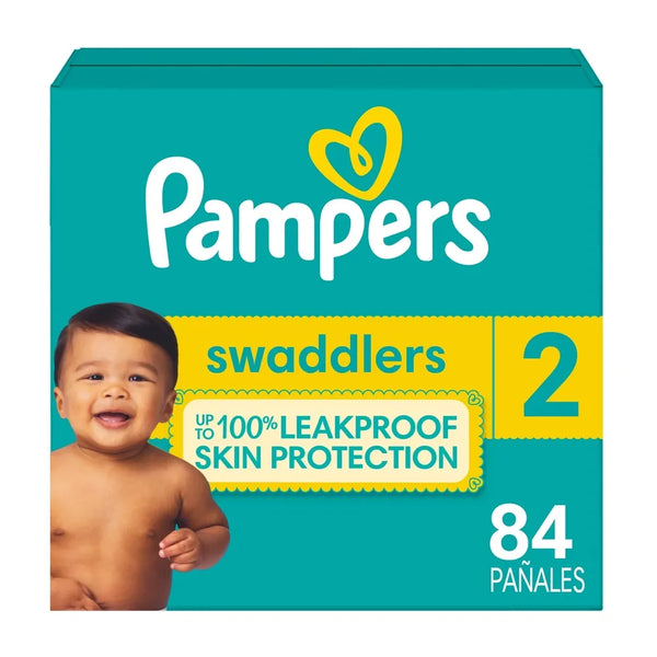 Pañales Pampers Swaddlers Etapa 2 Libre De Derrames - 84 Uds