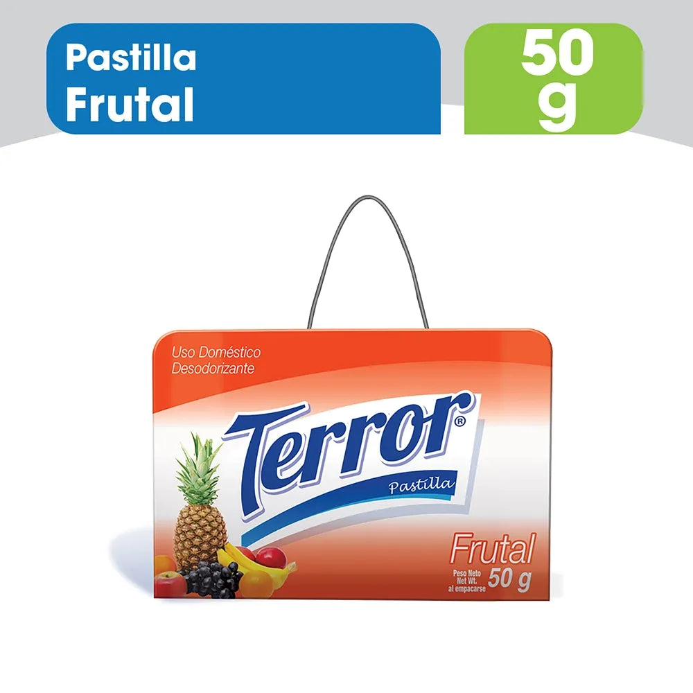 Desodorizante Terror Pastilla Aroma Frutal - 50 G