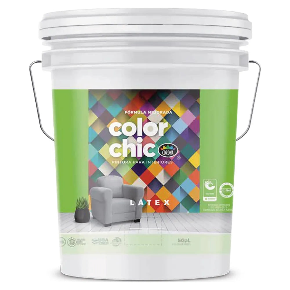Pintura Color Chic Color Cielo. Fórmula Mejorada -cubeta