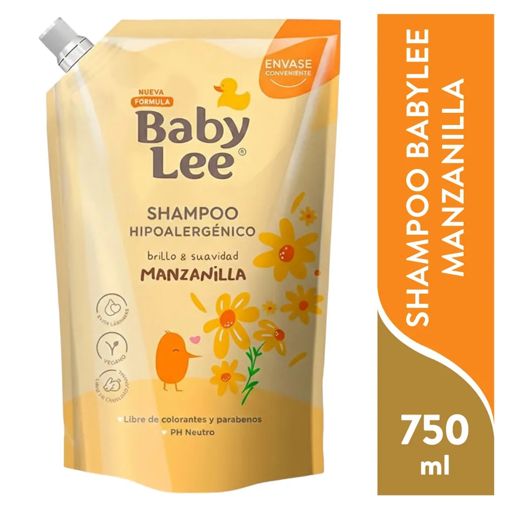 Shampoo Y Jabón Para Bebé Babylee Shampo Manzanilla - 750 Ml