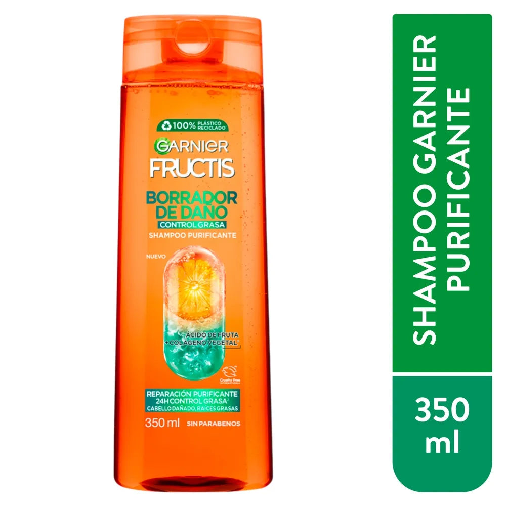 Shampoo Fructis Control Grasa - 350 Ml