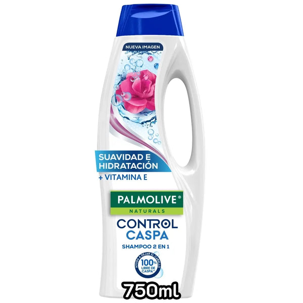 Shampoo Palmolive Naturals Control Caspa Suavidad E Hidratación - 750 Ml