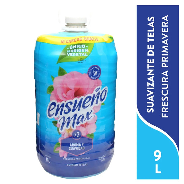Suavizante Ensueño Max Primaveral Botella - 9000 Ml