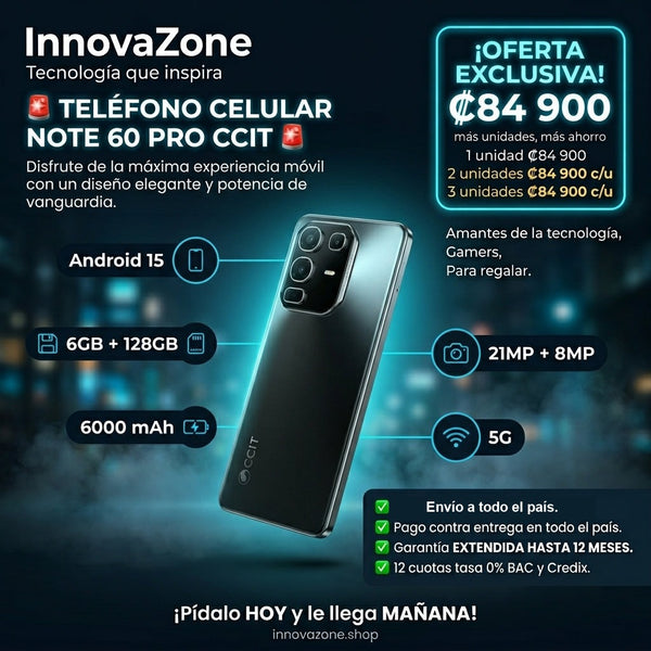 Note 60 Pro CCIT - oferta ₡84.900