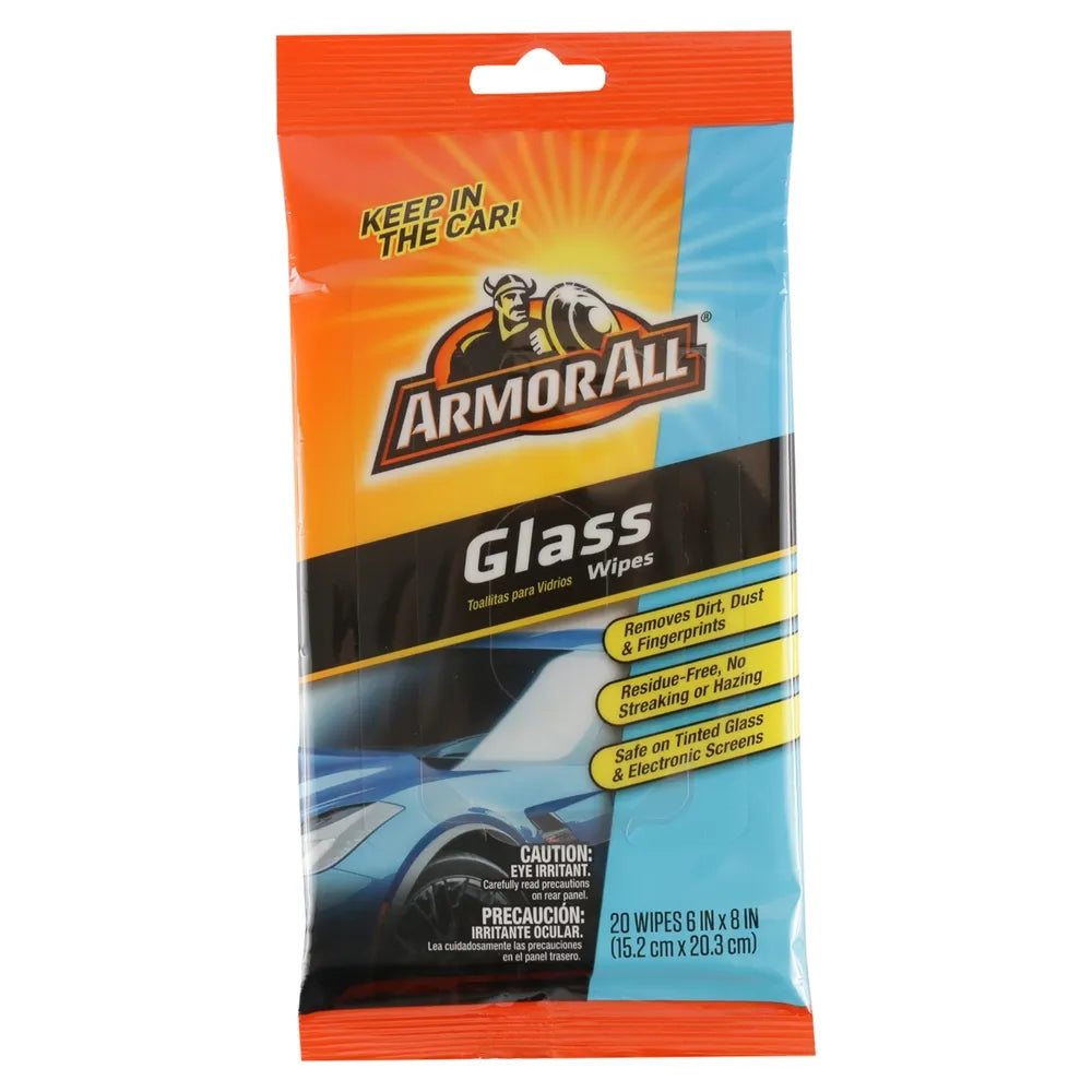 Toallitas Para Carro Armor All Para Vidrios - 20 Uds