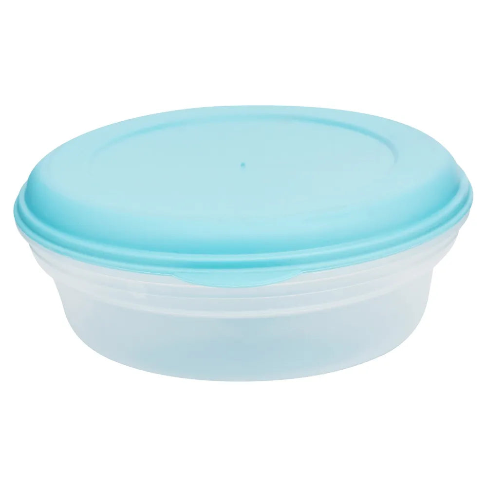 Recipiente Hermético Con Tapa Kitchen Color Celeste Con Tapa - Ud