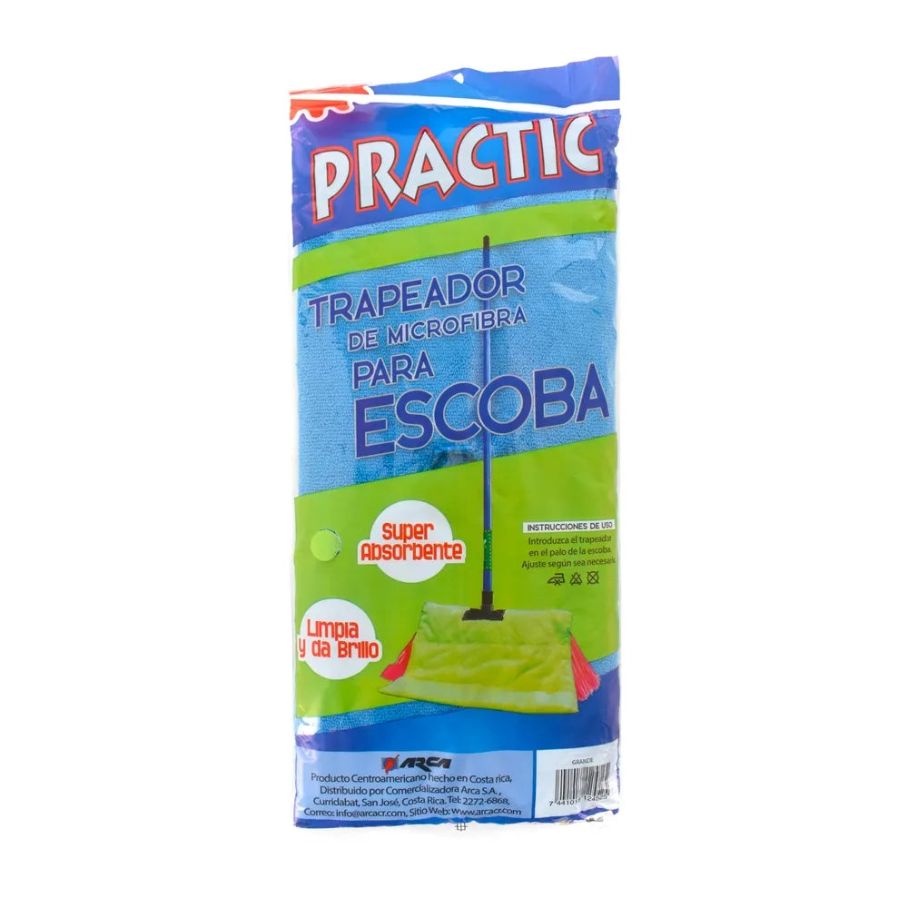 Practi Trapea Microfibra Escoba Grande
