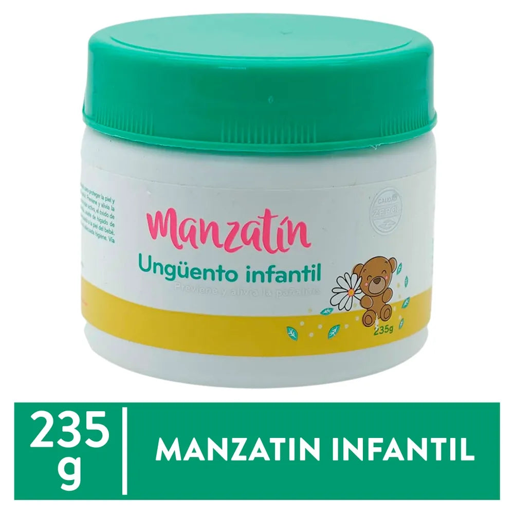Ungüento Manzatín E Antipañalitis Infantil -235 G