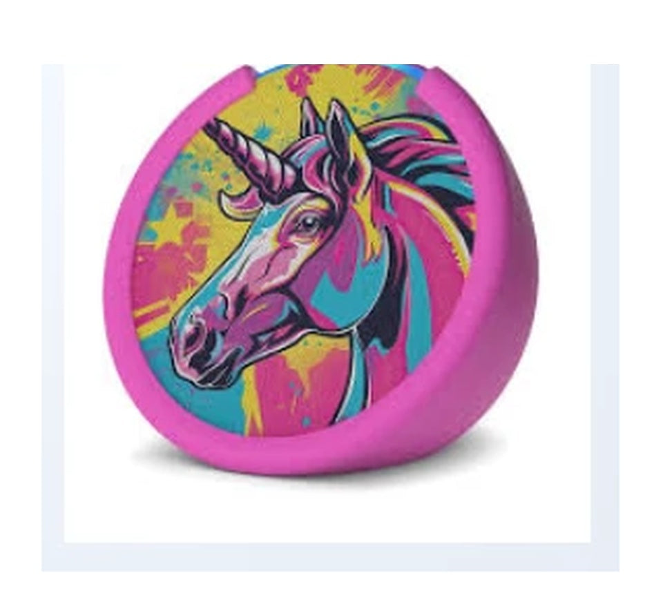 🔊 Parlante Inteligente Amazon Echo Pop Kids con Alexa — Unicornio