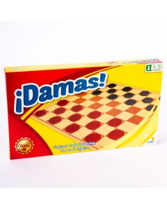 Juego Mesa Ronda Damas Clásico +8a