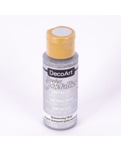 Pintura Acrílico Decoart Metal Plata Nacarado 59ml