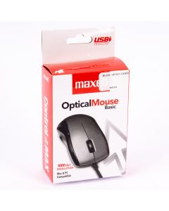 Mouse Óptico Con Cable USB Negro