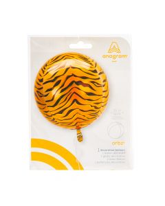 Globo Metal Animal Print Tigre