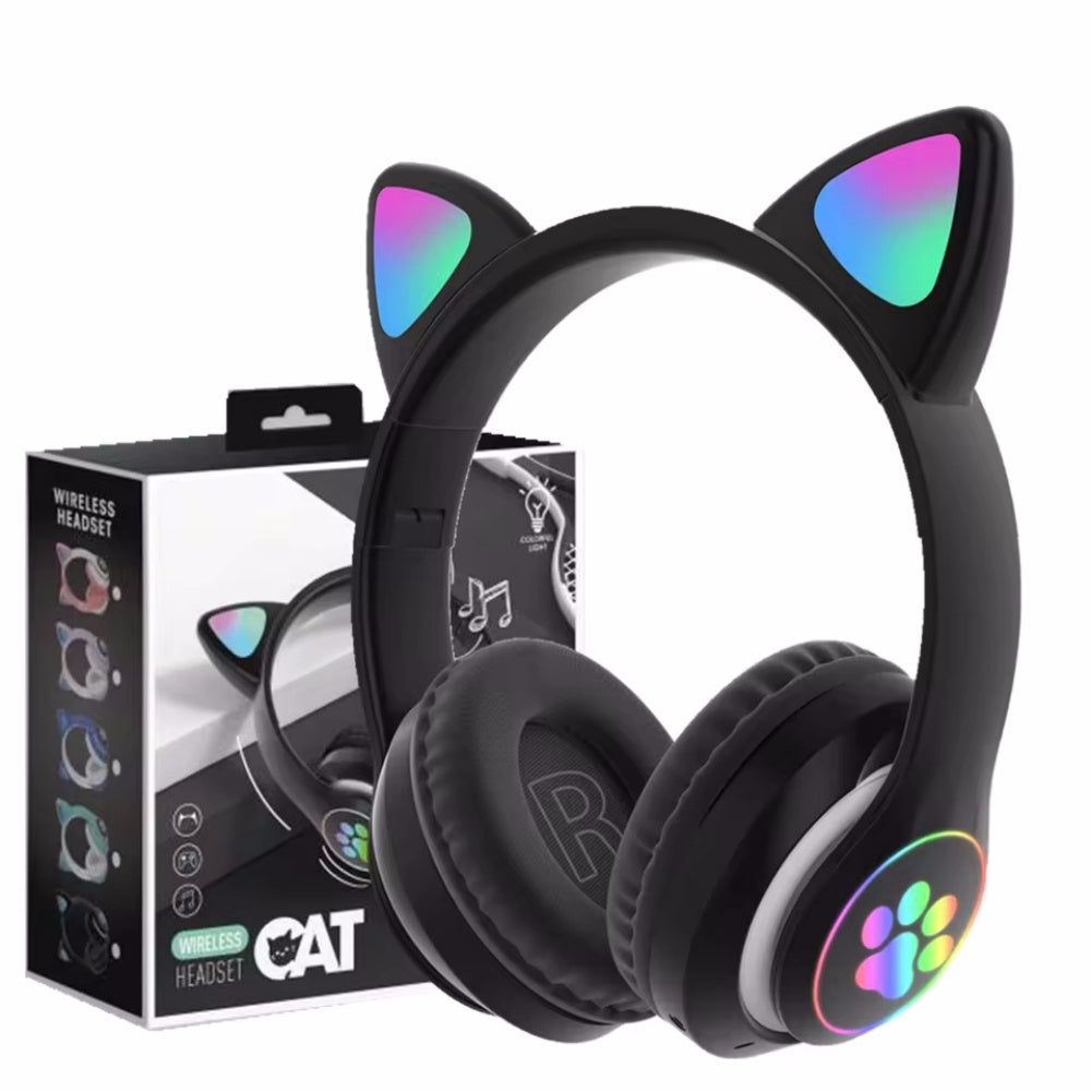 Audífonos Bluetooth Diadema Gato KR-9900