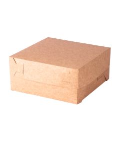 Caja Cartón Liso Kraft #8 21x21x9,5