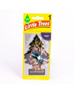 Pino Little Trees Para Auto Aromatizante Supernova Negro