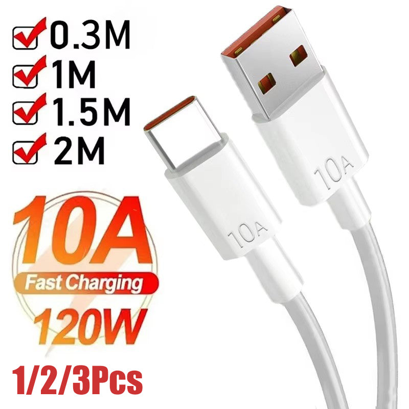 Cable de Datos Baggo Tipo C Carga Rápida 2.1A 1 Metro