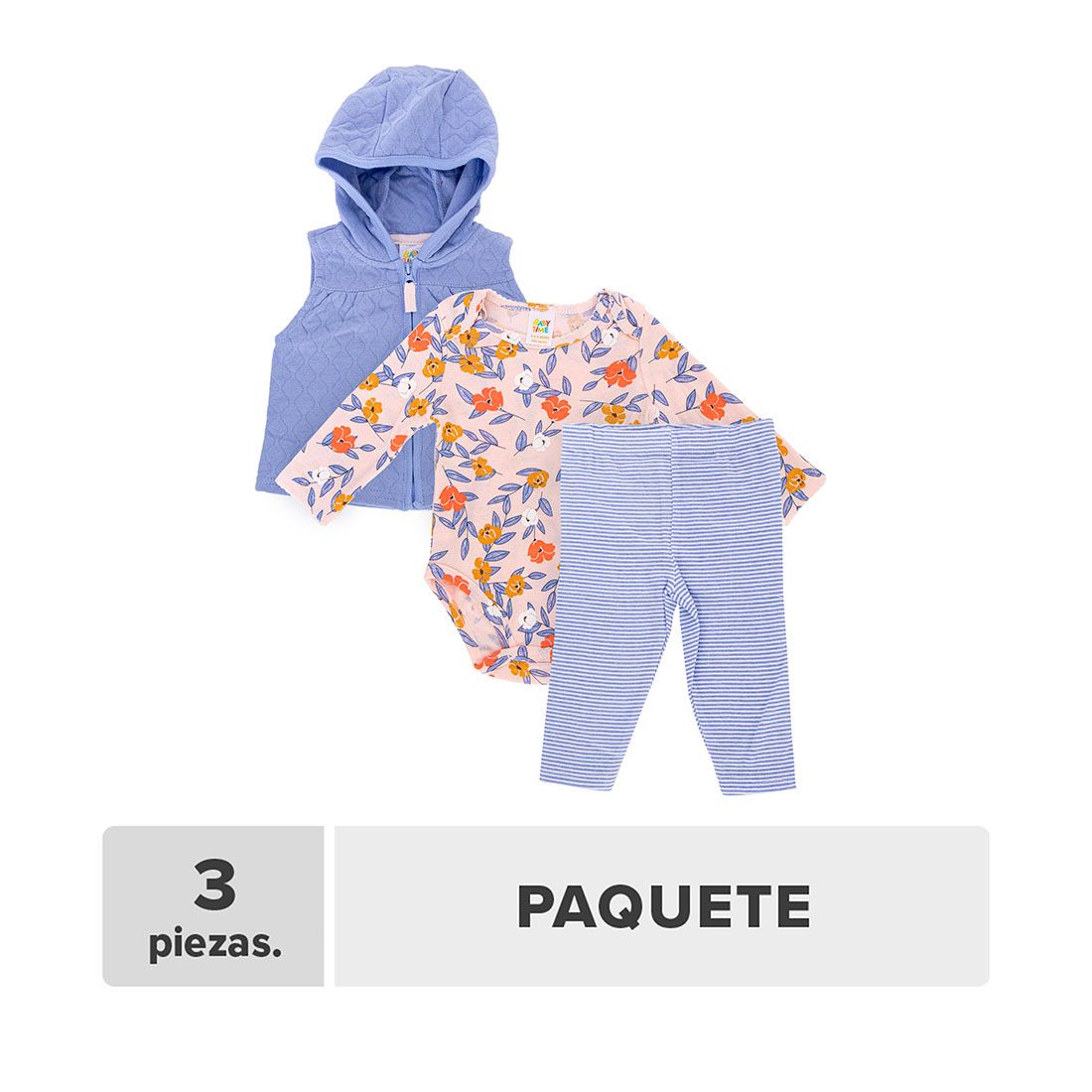 Conjunto Bebé Niña 3pcs