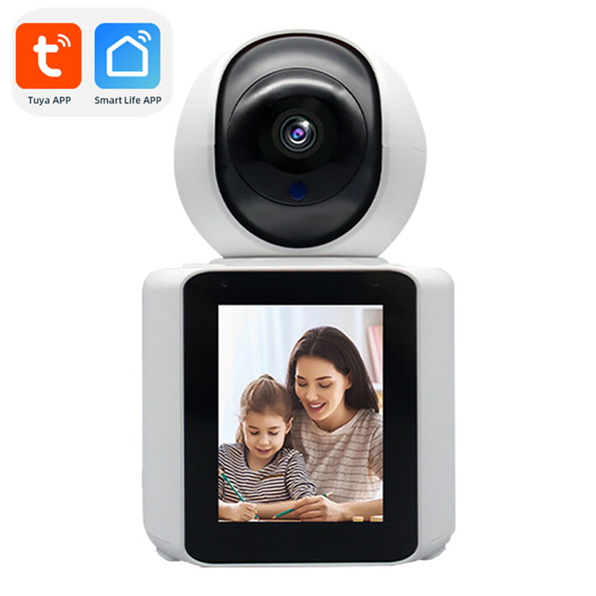 Cámara WiFi con Pantalla 2.8" y Videollamada Bidireccional 1080P