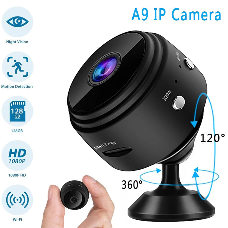 Mini Cámara IP WiFi 4MP con Base Magnética Visión Nocturna L30