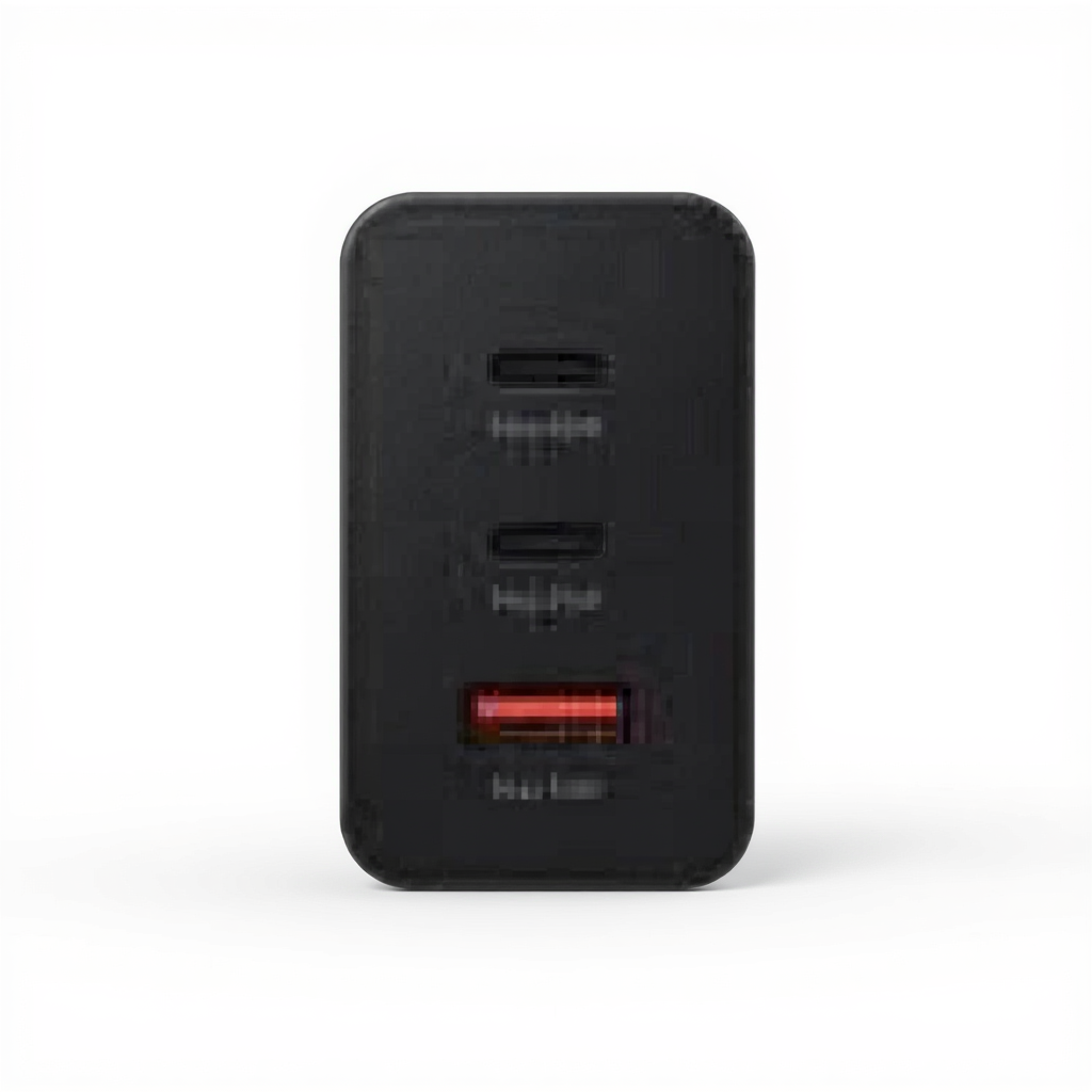 Cargador Rápido PD 65W 3 Puertos USB-C y USB con Cable
