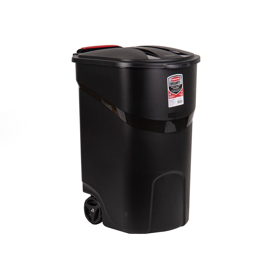 Basurero Ruedas Y Tapa Plástico Rubbermaid 170lt