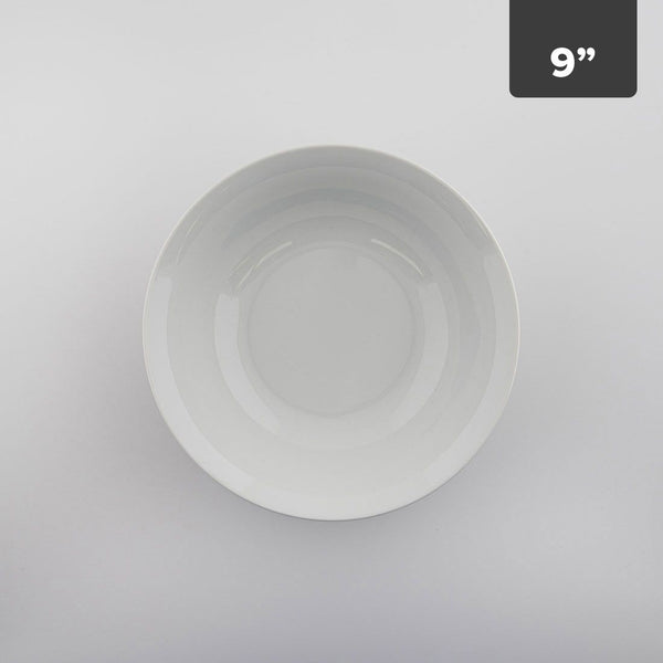 Bowl Redondo Blanco Porcelana 9in