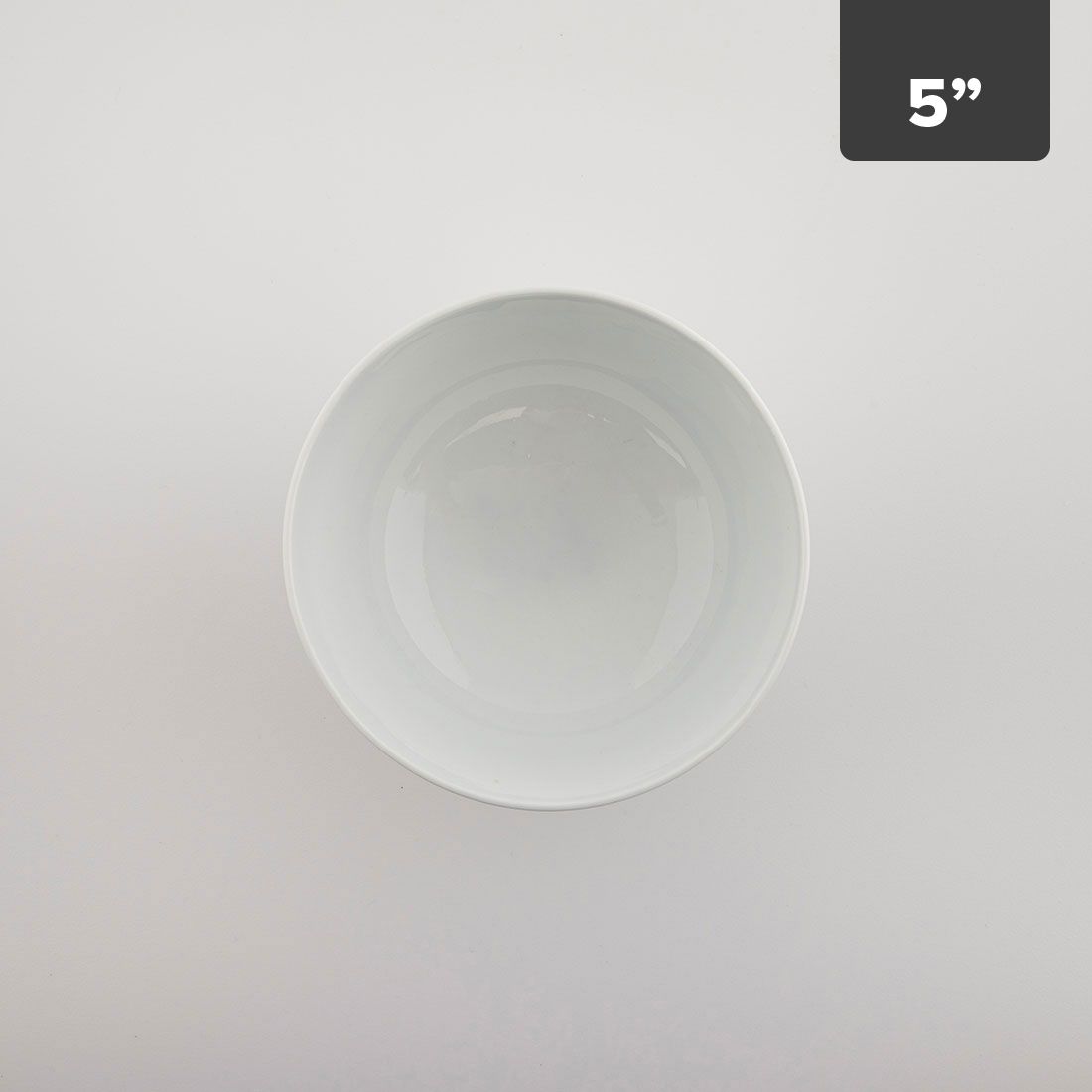 Bowl Redondo Blanco Porcelana 5in