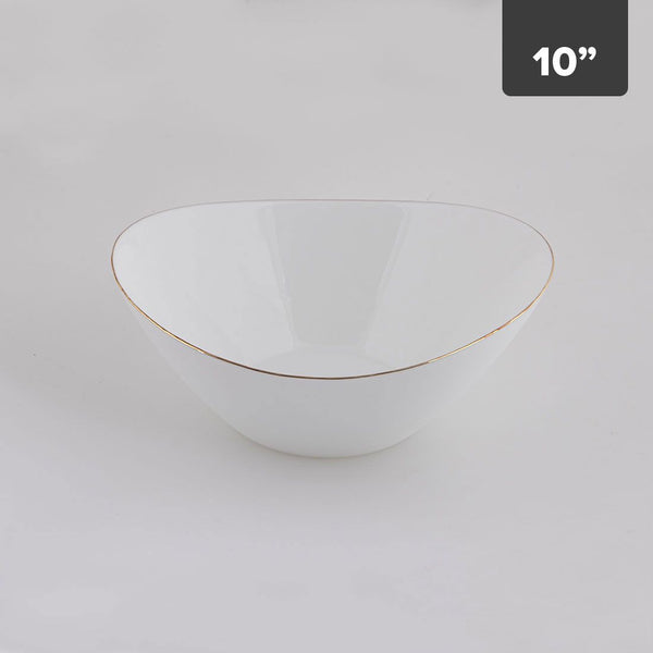 Bowl Borde Dorado Temperado 10in
