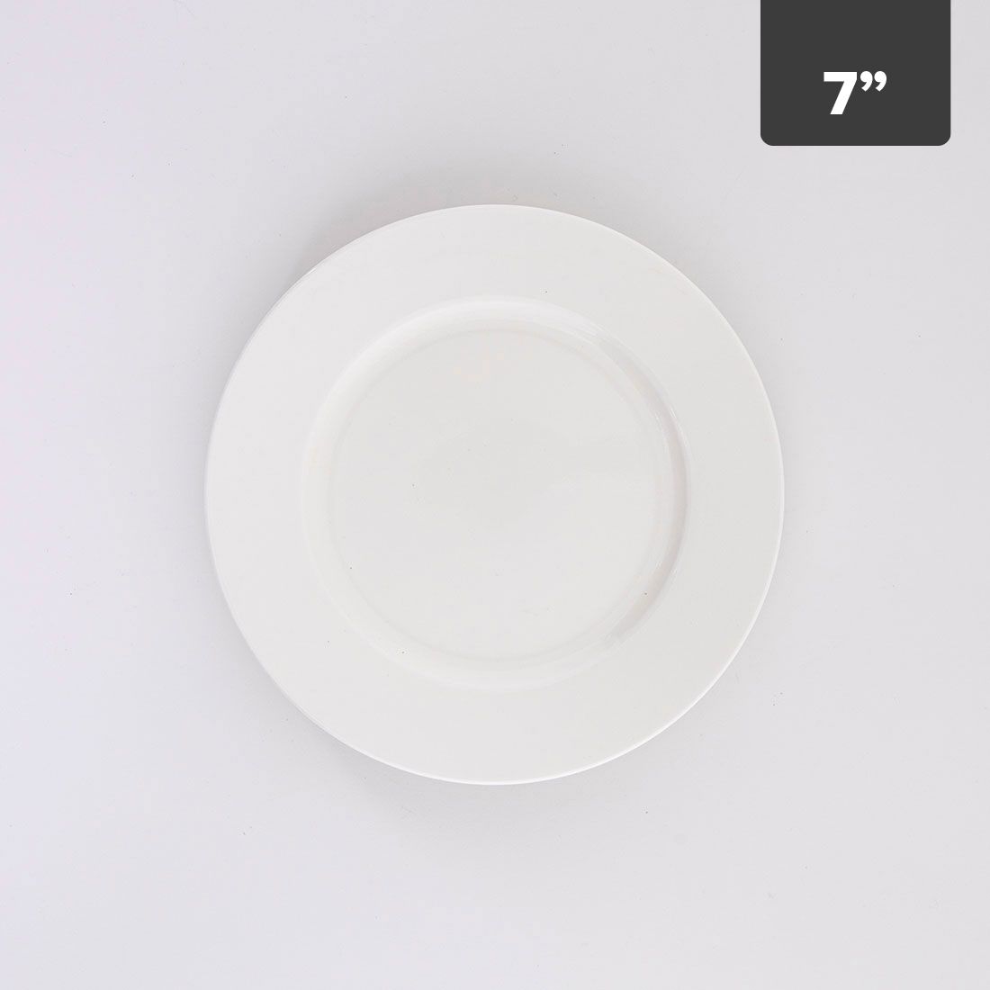 Plato Pequeño Porcelana New Bone 7in