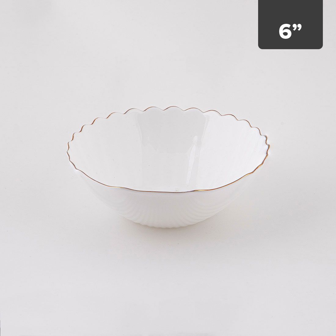 Bowl Concha Vidrio Temperado 6in