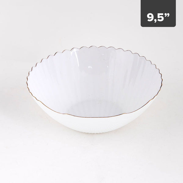 Bowl Concha Vidrio Temperado 9.5in