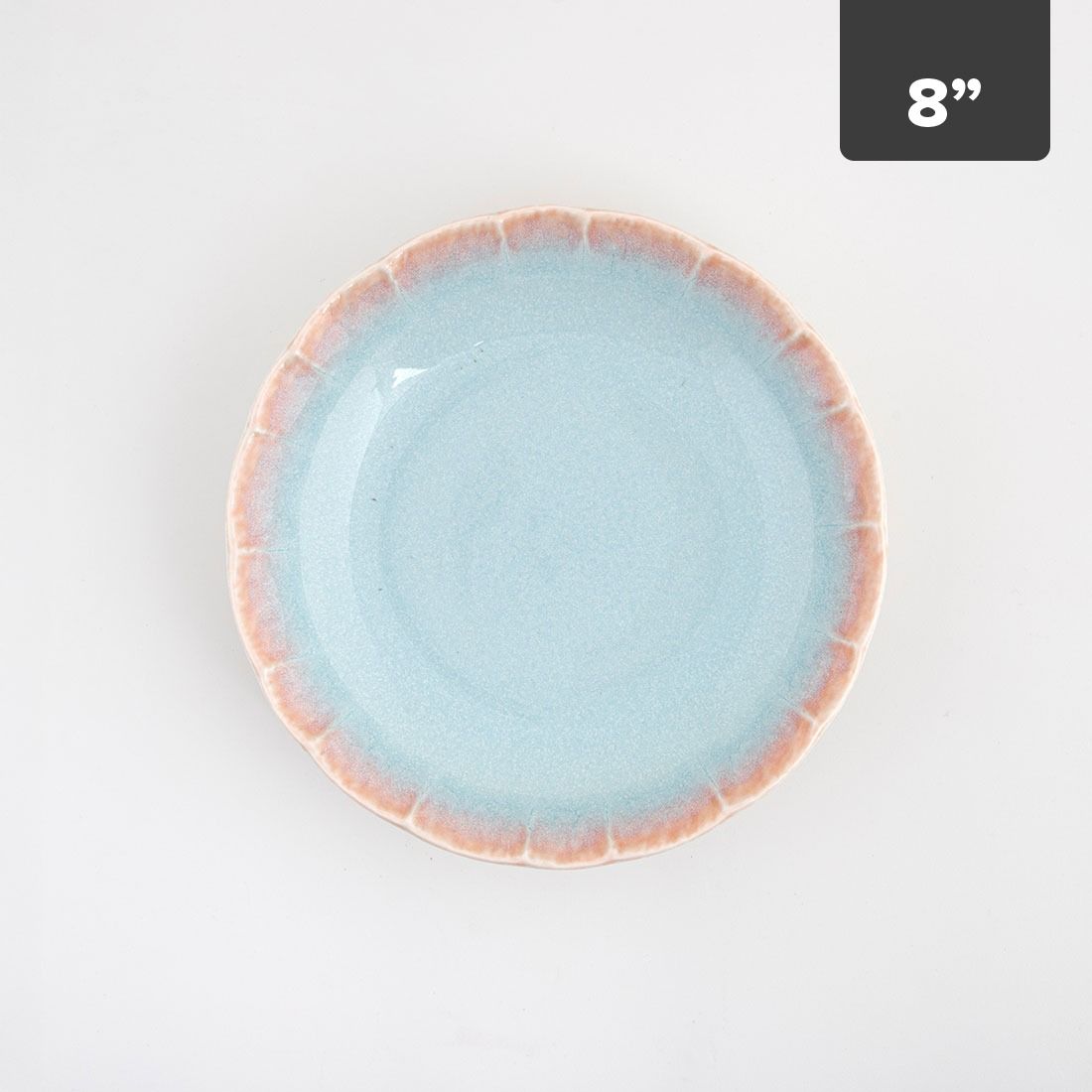 Plato Pequeño Porcelana 8in