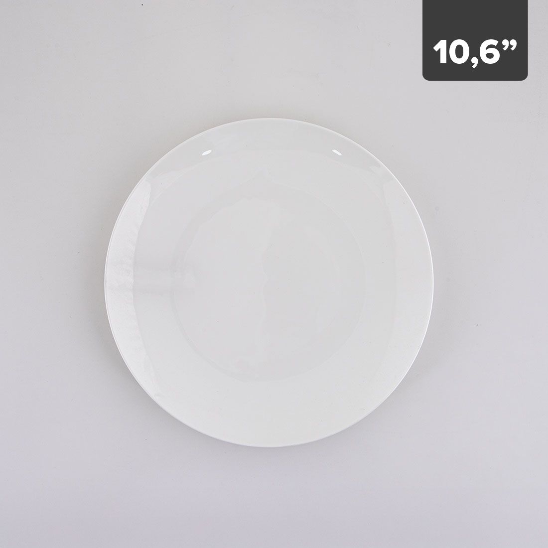 Plato Grande Porcelana New Bone 10.6in