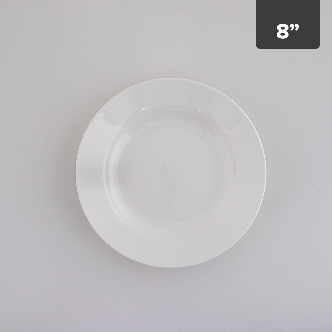Plato Pequeño Porcelana New Bone 8in