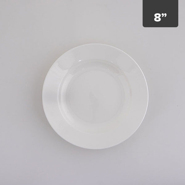 Plato Pequeño Porcelana New Bone 8in