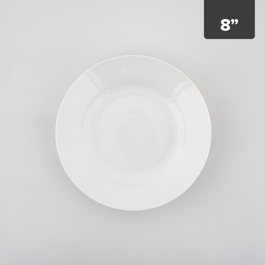 Plato Pequeño Porcelana New Bone 8in