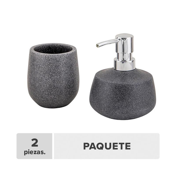 Dispensador Jabón Poliresina 2pcs