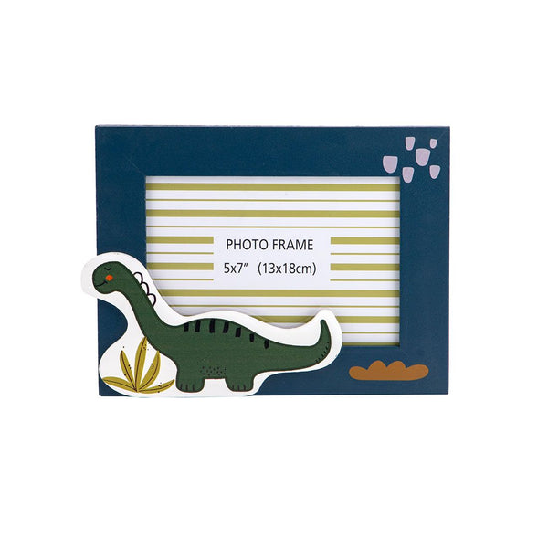 Portarretrato Dinosaurio Madera 5x7in