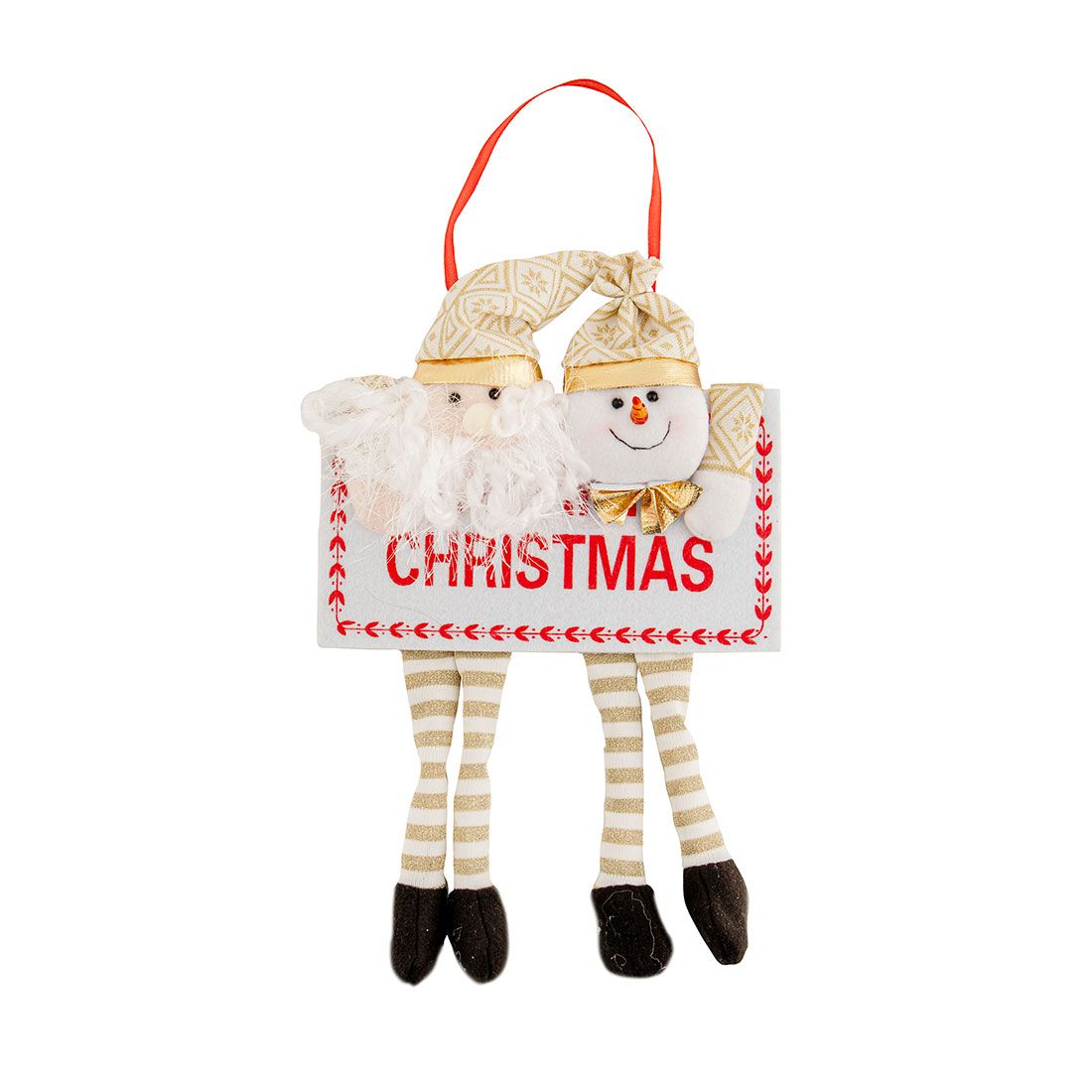 Peluche Navideño Letrero 20x3x30cm