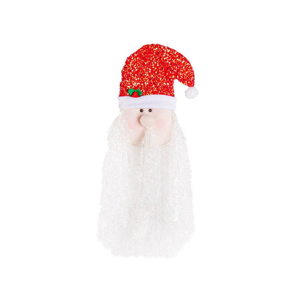 Peluche Navideño Cabeza Santa 24x6x70cm