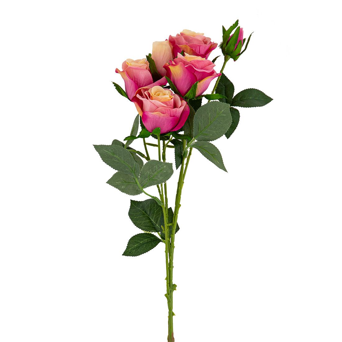 Rosa Artificial Ramo Plástico 67cm