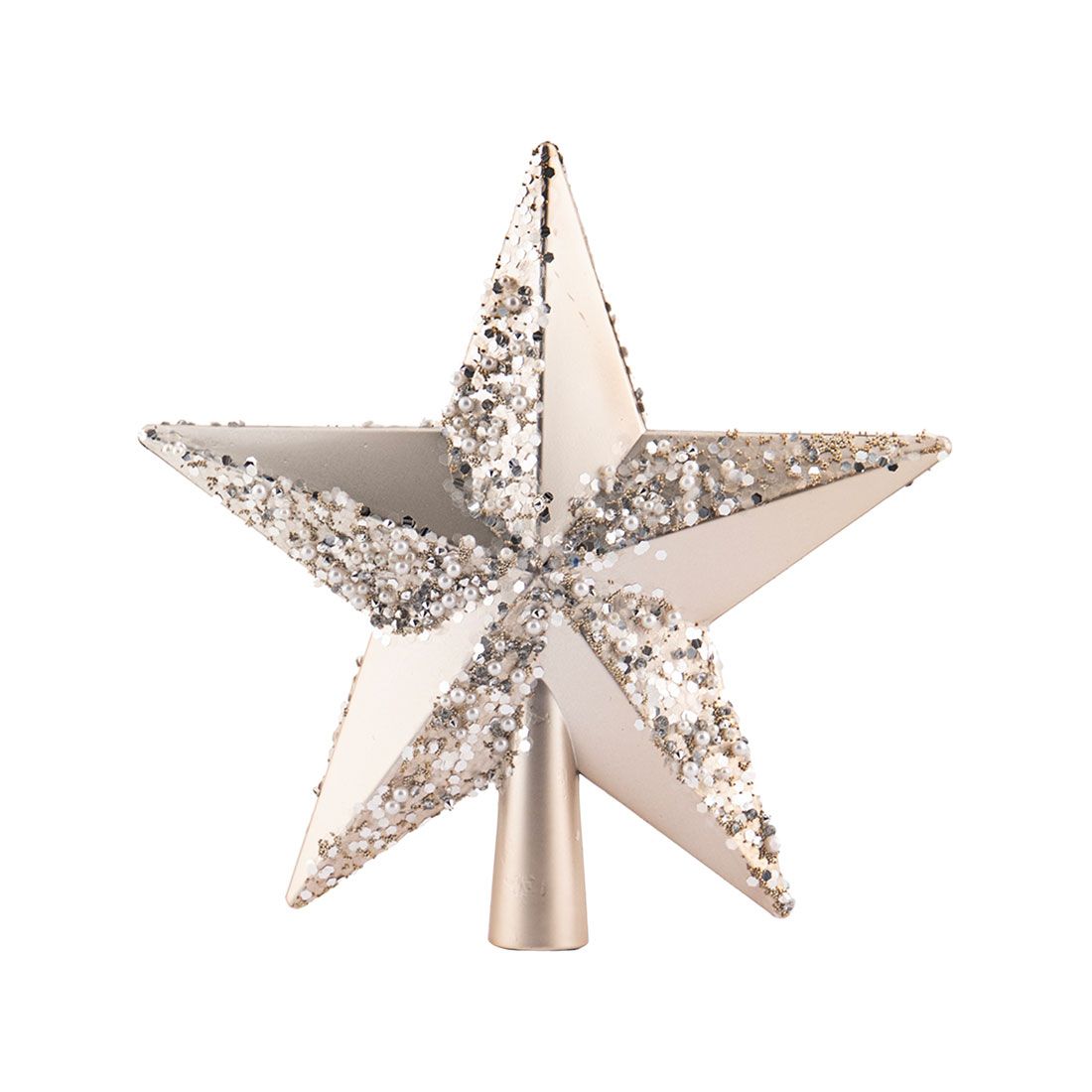 Adorno Navideño Estrella Plástico 20cm
