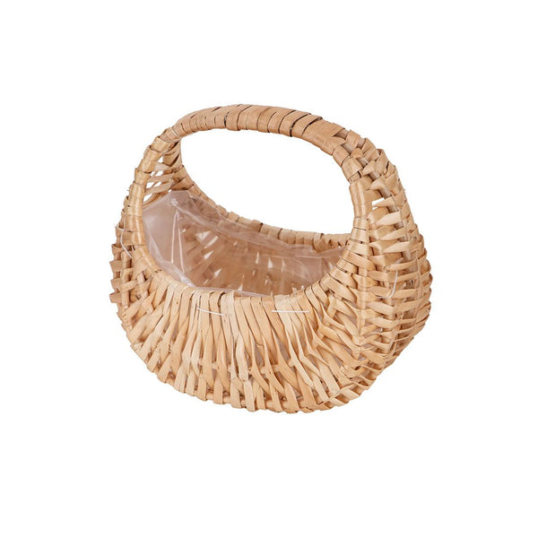 Canasta Decorativa Mimbre 16.5x11x17cm