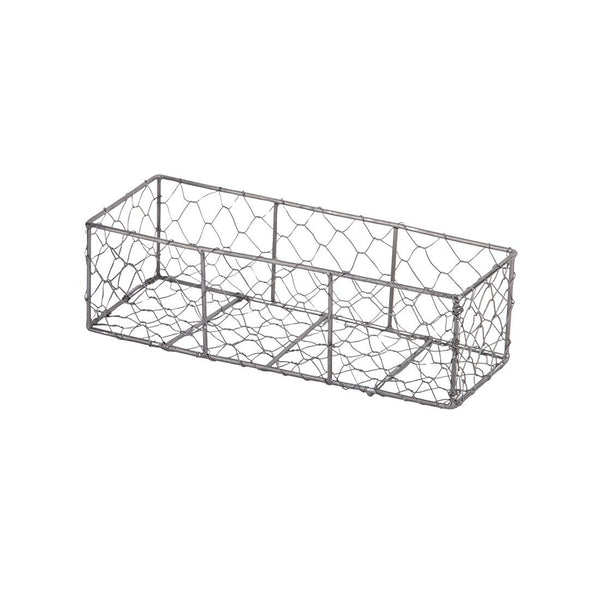 Canasta Decorativa Metal 29x11x8.5cm