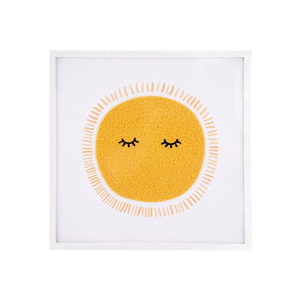 Cuadro Sol 3D Lienzo Mdf 45x60x2.2cm