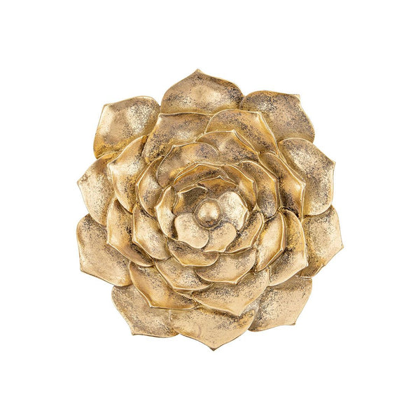 Adorno Pared Flor Resina 25.5x3.5x25.5cm