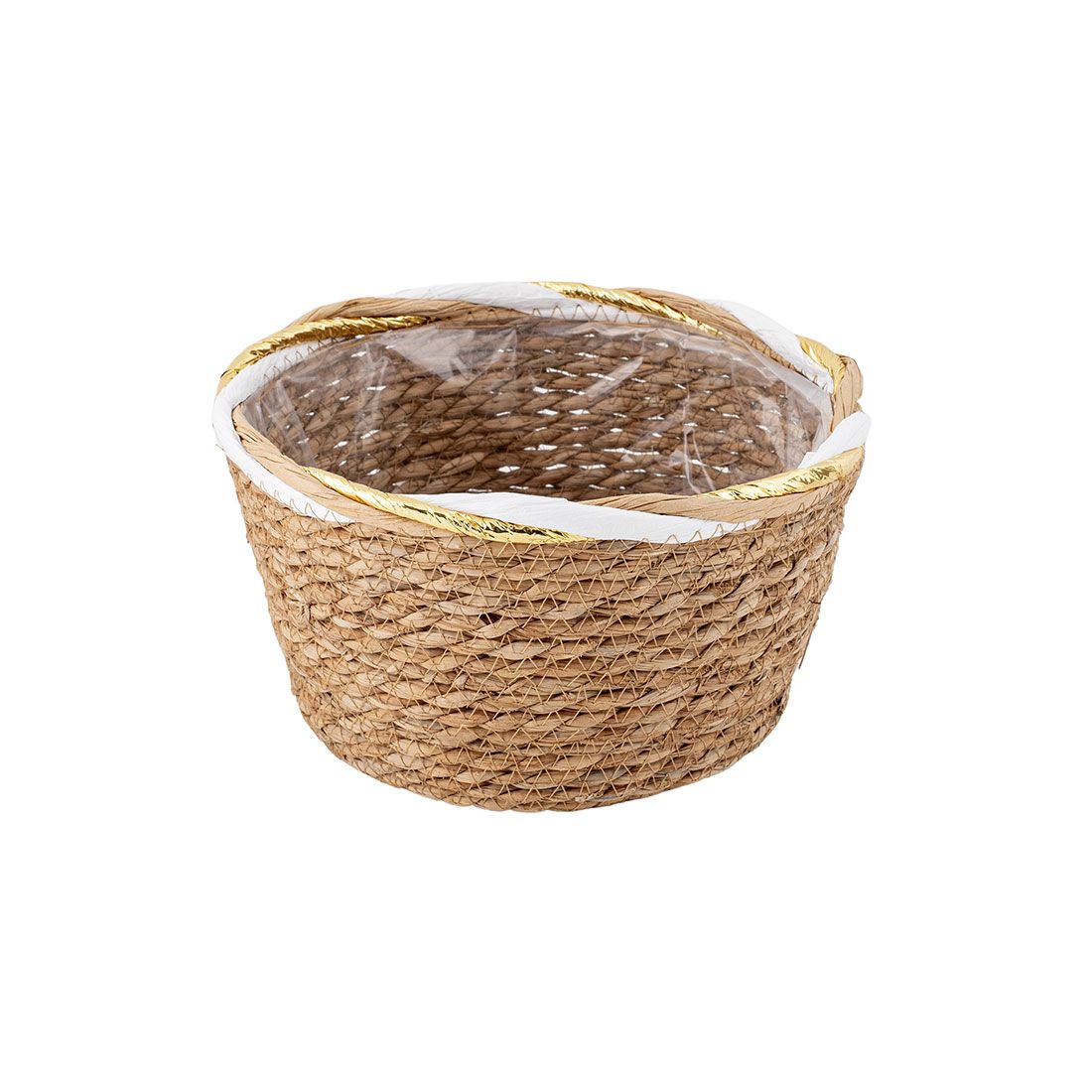 Canasta Decorativa Paja 23x14cm