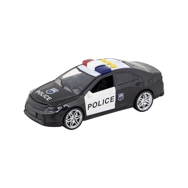 Carro Policial Música Y Luz Plástico 26x11x9cm