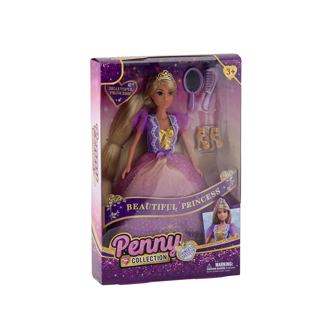 Muñeca Princesa Plástica 4pcs
